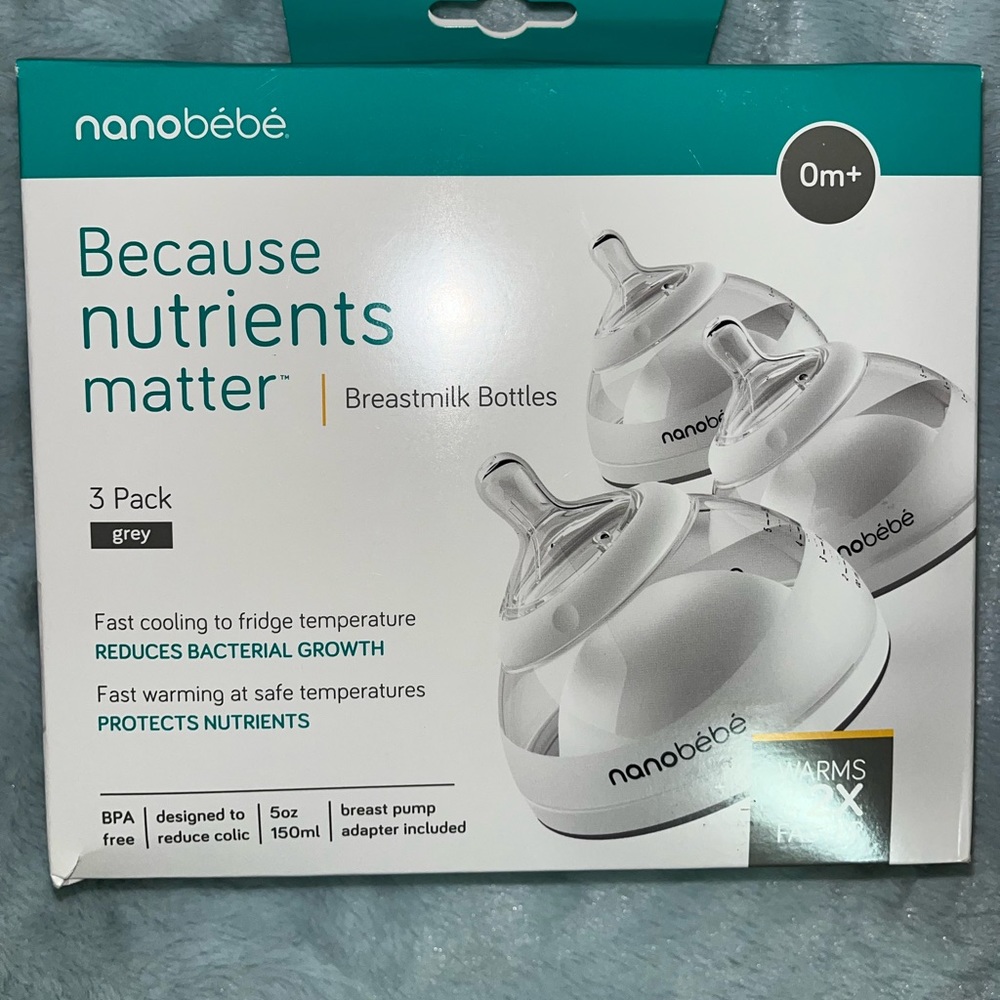 •Nanobebe BreastMilk Bottles